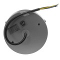 GLOBOSTAR® ZERODA  Μοντέρνο Φωτιστικό Τοίχου - Απλίκα LED 9W 1440lm 1° AC 220-240V IP44 Ψυχρό Λευκό 6000K - CREE XPE Chip & TÜV SÜD Driver - Ασημί - Μ12 x Π11 x Υ17cm