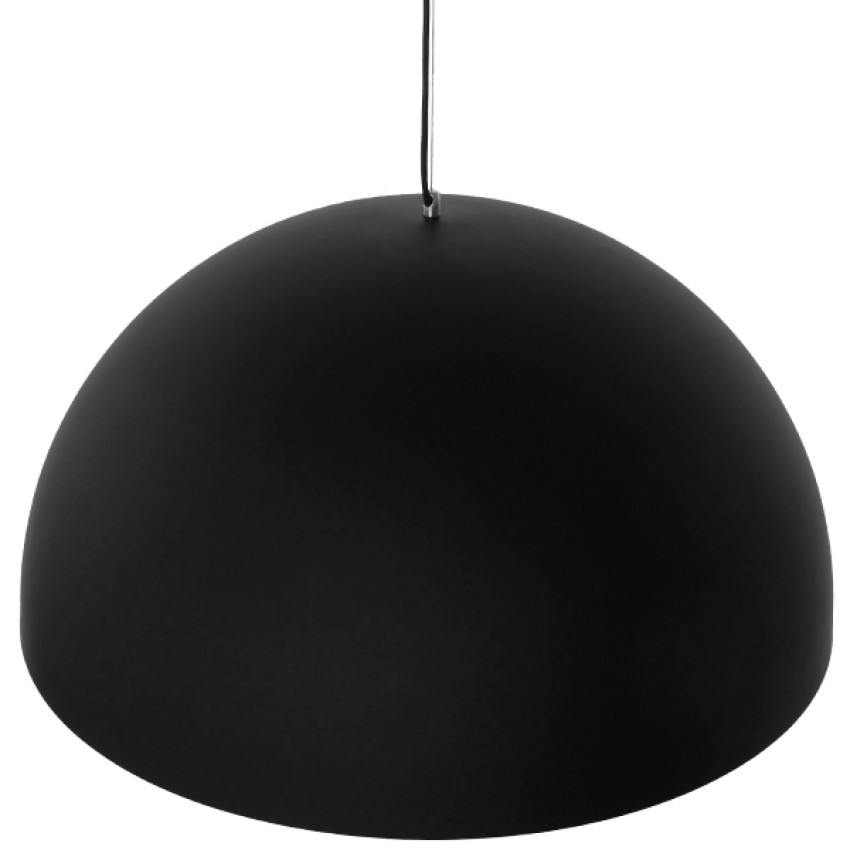 MEDEA  Μοντέρνο Κρεμαστό Φωτιστικό Καμπάνα Μονόφωτο 1 x E27 IP20 Μαύρο & Χρυσό Μέταλλο - Μ60 x Π60 x Υ30cm