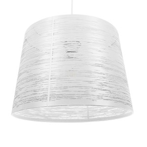 ACCADEMIA  Μοντέρνο Κρεμαστό Φωτιστικό Καπέλο Μονόφωτο 1 x E27 IP20 Λευκό Μέταλλο - Μ35 x Π35 x Υ25cm ACCADEMIA  Μοντέρνο Κρεμαστό Φωτιστικό Καπέλο Μονόφωτο 1 x E27 IP20 Λευκό Μέταλλο - Μ35 x Π35 x Υ25cm