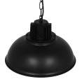 GLOBOSTAR® HARROW  Vintage Κρεμαστό Φωτιστικό Οροφής με Ντουί 1 x E27 AC 220-240V IP20 - Μαύρο - Μ33 x Π33 x Υ32cm