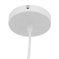 GLOBOSTAR® KAIRI  Μοντέρνο Κρεμαστό Φωτιστικό Οροφής με Ντουί 1 x E27 AC 220-240V IP20 - Λευκό - Μ38 x Π38 x Υ39cm