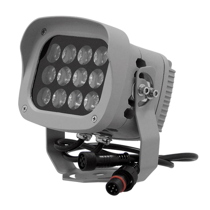 LED Προβολέας Αρχιτεκτονικού Φωτισμού GENIUS DMX512 24W CREE 24v 2400lm Δέσμης 10° Μοιρών Αδιάβροχος IP67 RGB