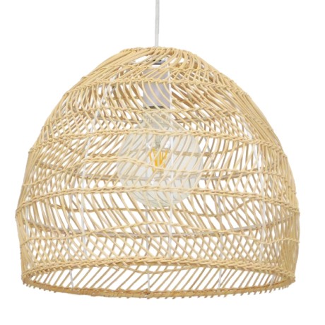 GLOBOSTAR® MALIBU  Boho Κρεμαστό Φωτιστικό Οροφής με Ντουί 1 x E27 AC 220-240V IP20 - Μπεζ - Μ40 x Π40 x Υ35cm