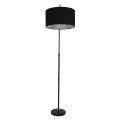 GLOBOSTAR® IMPERIAL  Μοντέρνο Επιδαπέδιο Φωτιστικό με Ντουί 1 x E27 AC 220-240V IP20 - Μαύρο - Μ100 x Π34 x Υ187cm