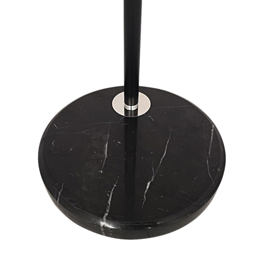 GLOBOSTAR® IMPERIAL  Μοντέρνο Επιδαπέδιο Φωτιστικό με Ντουί 1 x E27 AC 220-240V IP20 - Μαύρο - Μ100 x Π34 x Υ187cm