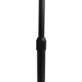 GLOBOSTAR® IMPERIAL  Μοντέρνο Επιδαπέδιο Φωτιστικό με Ντουί 1 x E27 AC 220-240V IP20 - Μαύρο - Μ100 x Π34 x Υ187cm