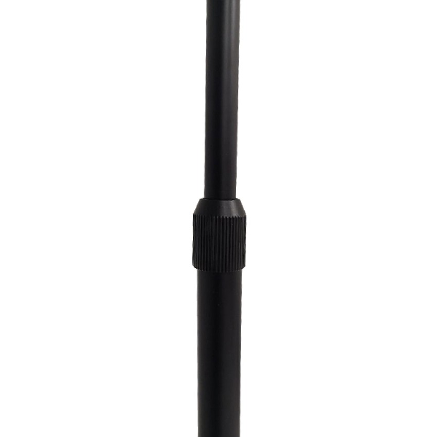 GLOBOSTAR® IMPERIAL  Μοντέρνο Επιδαπέδιο Φωτιστικό με Ντουί 1 x E27 AC 220-240V IP20 - Μαύρο - Μ100 x Π34 x Υ187cm
