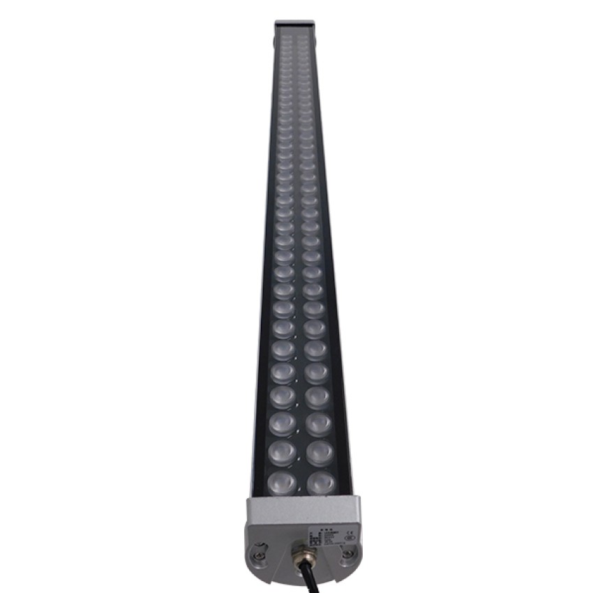 LED Wall Washer Αρχιτεκτονικού Φωτισμού 100cm GENIUS 72W CREE 24v 8640lm Δέσμης 10-30° Μοιρών Αδιάβροχο IP66 Ροζ