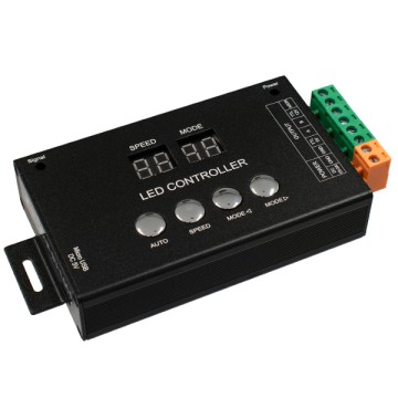 LED RGB GENIUS DMX512 TTL Output Controller 12-24v για RGB Wall Washer και Digital Neon Strip