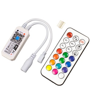 Ασύρματος Smart Home Wi-Fi LED RGBW + WW Controller με Χειριστήριο RF DC 9-28V Max 100W