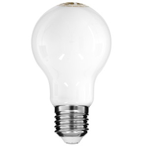 Λάμπα E27 A60 Γλόμπος LED CCT FILAMENT 6W 560 lm 320° AC 85-265V με Λευκό Γαλακτερό Γυαλί 3 Step Switch CCT Change Θερμό Λευκό - Φυσικό Λευκό - Ψυχρό Λευκό