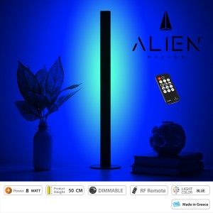 ALIEN Design DIVA Μοντέρνο Minimal Nordic Μεταλλικό Φωτιστικό Επιτραπέζιο - Πορτατίφ - Λαμπατέρ Μαύρο LED 8W 800lm με Ασύρματο Χειριστήριο RF & Dimmer IP20 Μπλε Μ3 x Π1.6 x Υ50cm ALIEN Design DIVA Μοντέρνο Minimal Nordic Μεταλλικό Φωτιστικό Επιτραπέζιο - Πορτατίφ - Λαμπατέρ Μαύρο LED 8W 800lm με Ασύρματο Χειριστήριο RF & Dimmer IP20 Μπλε Μ3 x Π1.6 x Υ50cm