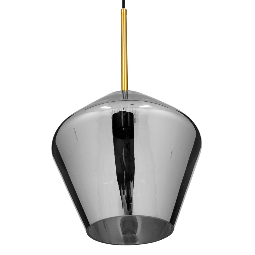 AMARIS Μοντέρνο Κρεμαστό Φωτιστικό Ανάρτηση Μονόφωτο 1 x E27 IP20 Διάφανο Γυαλί με Χρυσό Μέταλλο - Μ22 x Π22 x Y22cm AMARIS Μοντέρνο Κρεμαστό Φωτιστικό Ανάρτηση Μονόφωτο 1 x E27 IP20 Διάφανο Γυαλί με Χρυσό Μέταλλο - Μ22 x Π22 x Y22cm