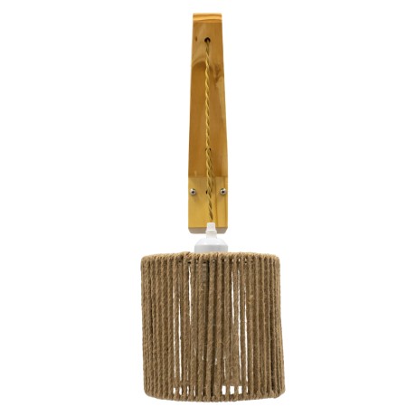 GLOBOSTAR® CASTI  Vintage Φωτιστικό Τοίχου - Απλίκα με Ντουί 1 x E27 AC 220-240V IP20 - Μπέζ - Μ19 x Π35 x Υ85cm