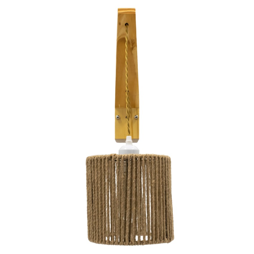 GLOBOSTAR® CASTI  Vintage Φωτιστικό Τοίχου - Απλίκα με Ντουί 1 x E27 AC 220-240V IP20 - Μπέζ - Μ19 x Π35 x Υ85cm