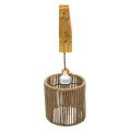 GLOBOSTAR® CASTI  Vintage Φωτιστικό Τοίχου - Απλίκα με Ντουί 1 x E27 AC 220-240V IP20 - Μπέζ - Μ19 x Π35 x Υ85cm
