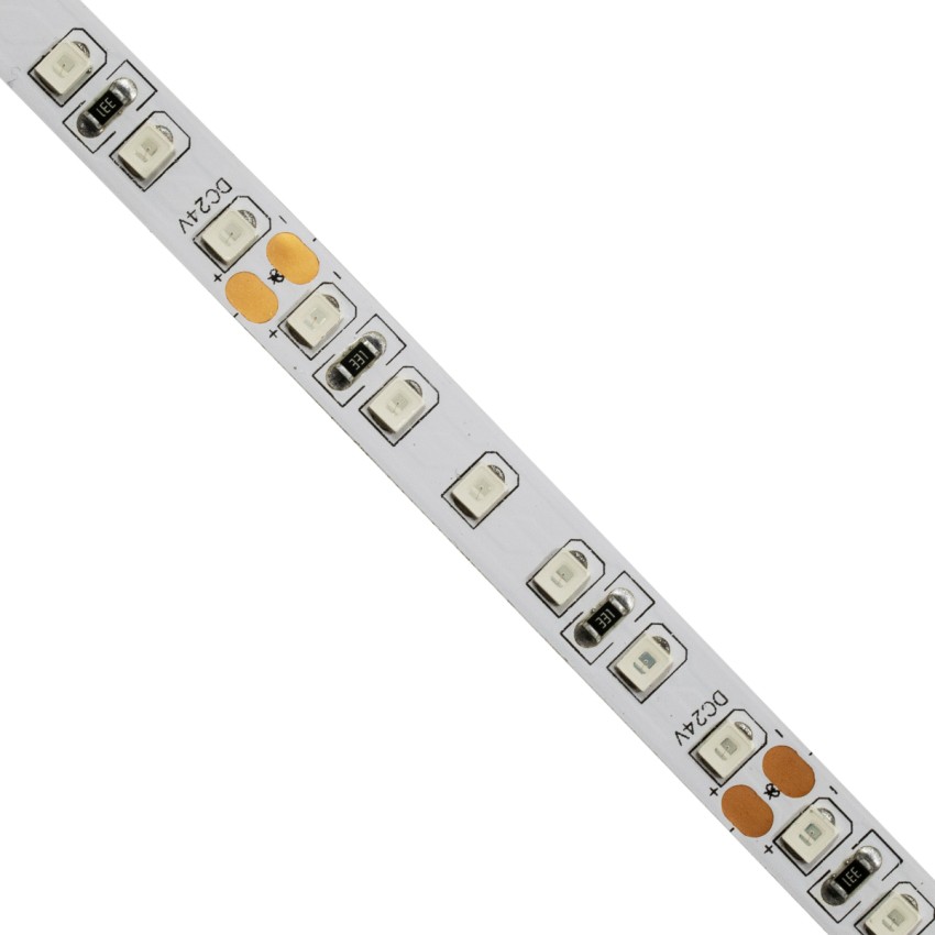 Ταινία LED SMD 2835 5m 8W/m 120LED/m 1208lm/m 120° DC 24V IP20 Κόκκινο