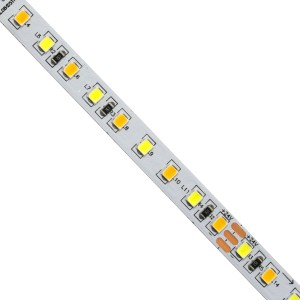 GLOBOSTAR® LUXA  Ταινία LED 12W/m 1560lm/m 120° DC 24V IP20 120 x SMD2835 Chip/m Ρυθμιζόμενο Λευκό CCT από 2700K έως 6000K Dimmable - Μ500 x Π0.8 x Υ0.2cm - Ρολό 5 Μέτρων