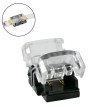 Ταχυσύνδεσμος Ένωσης IP20 - Strip To Strip Connector για Ένωση 2 x Μονόχρωμες Ταινίες LED Πλάτους 8mm