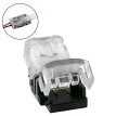 Ταχυσύνδεσμος Ένωσης IP20 - Strip To Cable Connector για Ένωση 1 x Μονόχρωμης Ταινίας LED Πλάτους 8mm με 1 x Καλώδιο Τροφοδοσίας