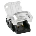Αδιάβροχος Ταχυσύνδεσμος Ένωσης IP65 - Strip To Cable Connector για Ένωση 1 x Μονόχρωμης Αδιάβροχης Ταινίας LED Πλάτους 8mm με 1 x Καλώδιο Τροφοδοσίας