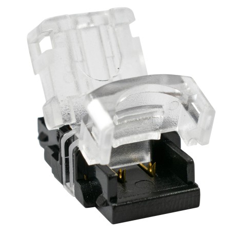 Αδιάβροχος Ταχυσύνδεσμος Ένωσης IP65 - Strip To Cable Connector για Ένωση 1 x Μονόχρωμης Αδιάβροχης Ταινίας LED Πλάτους 8mm με 1 x Καλώδιο Τροφοδοσίας