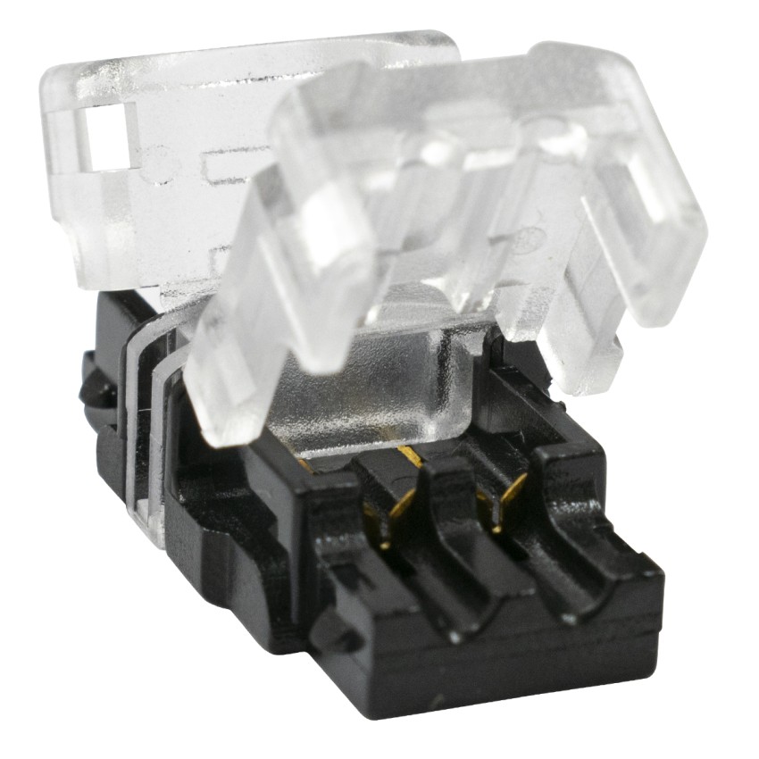 Αδιάβροχος Ταχυσύνδεσμος Ένωσης IP65 - Strip To Cable Connector για Ένωση 1 x Μονόχρωμης Αδιάβροχης Ταινίας LED Πλάτους 8mm με 1 x Καλώδιο Τροφοδοσίας