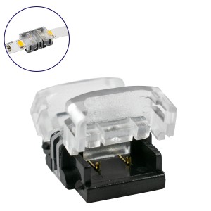 Ταχυσύνδεσμος Ένωσης IP20 - Strip To Strip Connector για Ένωση 2 x Μονόχρωμες Ταινίες LED Πλάτους 10mm