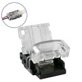 Ταχυσύνδεσμος Ένωσης IP20 - Strip To Cable Connector για Ένωση 1 x Μονόχρωμης Ταινίας LED Πλάτους 10mm με 1 x Καλώδιο Τροφοδοσίας