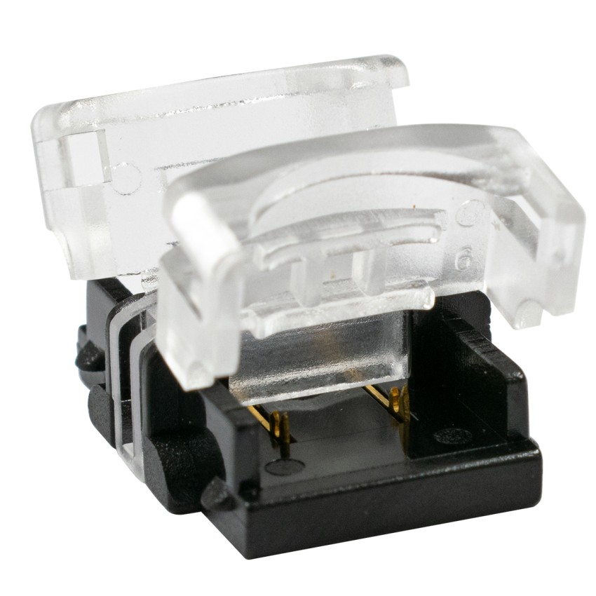 Αδιάβροχος Ταχυσύνδεσμος Ένωσης IP65 - Strip To Strip Connector για Ένωση 2 x Μονόχρωμες Αδιάβροχες Ταινίες LED Πλάτους 10mm