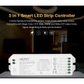 LS2 Mi-BOXER DC RF 2.4Ghz 5 in 1 Dimmer High Speed Controller / Dimmer 5 Καναλιών DC 12-24V 5 x 3A 72W - Max 15A 360W - IP20 RGBW+WW Μ13 x Π5 x Υ2.5cm