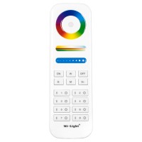 FUT089 Mi-Light Ασύρματο Χειριστήριο Αφής RF 2.4Ghz 8 Group για όλα τα RGBW+WW Mi-BOXER Controller DC 3V 2 x AAA - IP20 Λευκό - Μ15.6 x Π5.4 x Υ2.5cm