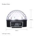 GLOBOSTAR® DISCOBALL  Disco Μπάλα Φωτορυθμικό με RF Ασύρματο Χειριστήριο LED 20W 1000lm 180° AC 220-240V IP20 Πολύχρωμο RGB DMX512- Μ17 x Π17 x Υ15cm