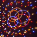 GLOBOSTAR® DISCOBALL  Disco Μπάλα Φωτορυθμικό με RF Ασύρματο Χειριστήριο LED 20W 1000lm 180° AC 220-240V IP20 Πολύχρωμο RGB DMX512- Μ17 x Π17 x Υ15cm