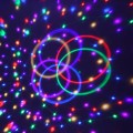 GLOBOSTAR® DISCOBALL  Disco Μπάλα Φωτορυθμικό με RF Ασύρματο Χειριστήριο LED 20W 1000lm 180° AC 220-240V IP20 Πολύχρωμο RGB DMX512- Μ17 x Π17 x Υ15cm