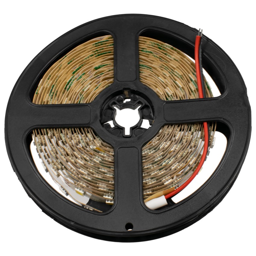 GLOBOSTAR® LUMAR  Ταινία LED 14.4W/m 1296lm/m 120° DC 12V IP20 60 x SMD5050 Chip/m Θερμό Λευκό 2700K Dimmable - Sanan SMD Chip - Μ500 x Π1 x Υ0.2cm - Ρολό 5 Μέτρων
