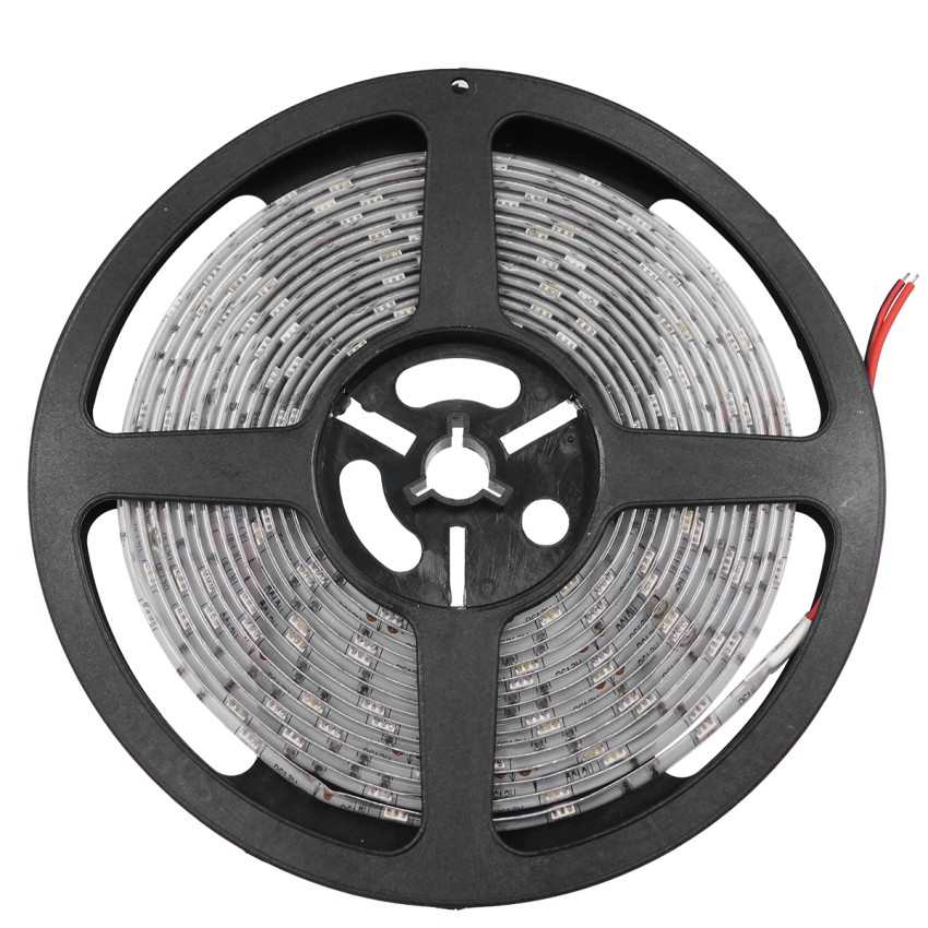 Ταινία LED SMD 5050 5m 7.2W/m 30LED/m 727lm/m 120° DC 12V Αδιάβροχη IP65 Κόκκινο