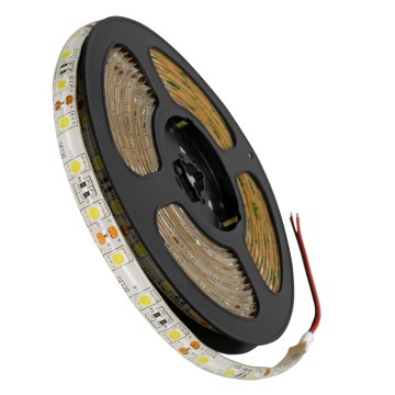 GLOBOSTAR® LUMAR  Ταινία LED 14.4W/m 1584lm/m 120° DC 12V Αδιάβροχη IP65 60 x SMD5050 Chip/m Ψυχρό Λευκό 6000K Dimmable - Μ500 x Π1 x Υ0.2cm - Ρολό 5 Μέτρων