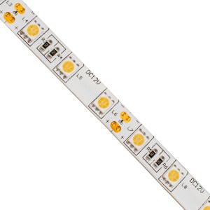 Ταινία LED SMD 5050 5m 14.4W/m 60LED/m 1497lm/m 120° DC 12V Αδιάβροχη IP65 Θερμό Λευκό 3000K