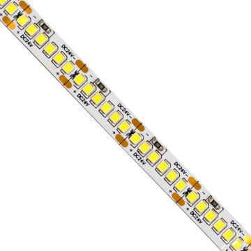Ταινία LED SMD2835 16W/m 240LED/m 2880lm/m DC24V IP20 Ψυχρό Λευκό 6000K 5m Dimmable