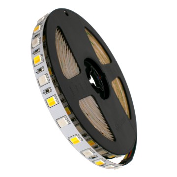 Πολύχρωμη Ταινία LED SMD 5050 RGBW + WW, 5 μέτρα, 18W/m, 72LED/m, 120° DC 24V, Ιδανικό για Ψυχρό & Θερμό Λευκό και RGB