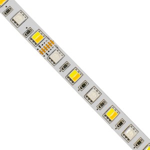 Πολύχρωμη Ταινία LED SMD 5050 RGBW + WW, 5 μέτρα, 18W/m, 72LED/m, 120° DC 24V, Ιδανικό για Ψυχρό & Θερμό Λευκό και RGB