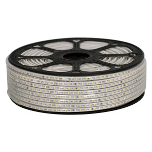 Slim Ταινία Μονής Σειράς Epistar LED SMD 2835 1m 12W/m 96LED/m 1644lm/m 120° DC 230V Αδιάβροχη IP68 Φυσικό Λευκό 4500K Dimmable