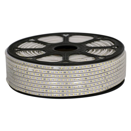Slim Ταινία Μονής Σειράς Epistar LED SMD 2835 1m 12W/m 96LED/m 1644lm/m 120° DC 230V Αδιάβροχη IP68 Φυσικό Λευκό 4500K Dimmable