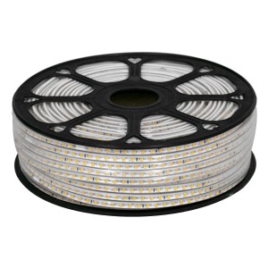 Slim Ταινία Μονής Σειράς Epistar LED SMD 2835 1m 12W/m 96LED/m 1572lm/m 120° DC 230V Αδιάβροχη IP68 Ultra Θερμό Λευκό 2200K Dimmable