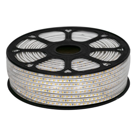 Slim Ταινία Μονής Σειράς Epistar LED SMD 2835 1m 12W/m 96LED/m 1572lm/m 120° DC 230V Αδιάβροχη IP68 Ultra Θερμό Λευκό 2200K Dimmable