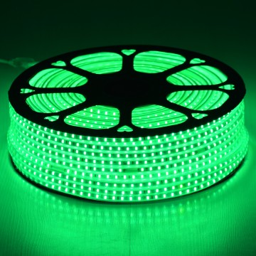 Slim Ταινία Μονής Σειράς Epistar LED SMD 2835 1m 12W/m 96LED/m 1572lm/m 120° DC 230V Αδιάβροχη IP68 Πράσινο Dimmable