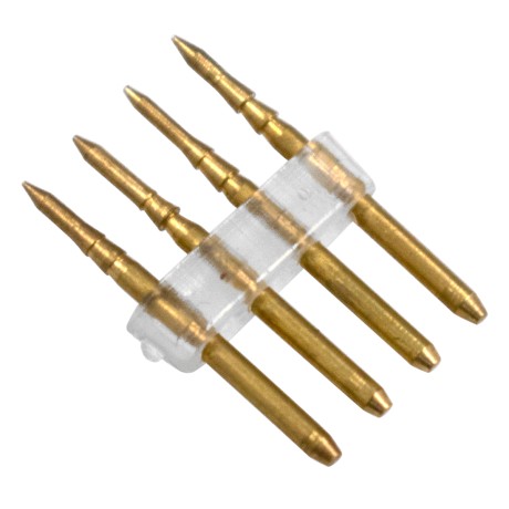 Σύνδεσμος Καρφάκι Slim Ταινίας Μονής Σειράς RGB LED 4 Pin