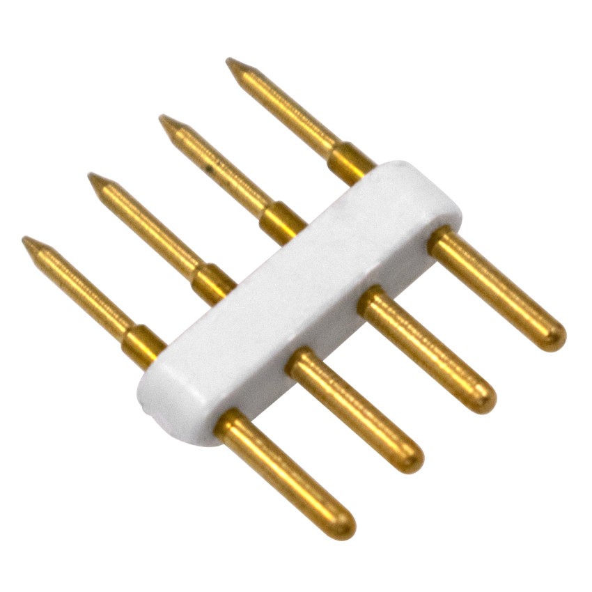 Σύνδεσμος Καρφάκι Wide Ταινίας Διπλής Σειράς RGB LED 4 Pin