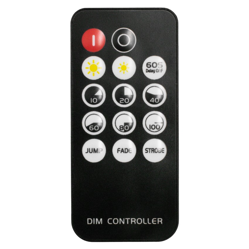 Ασύρματο LED Dimmer με Χειριστήριο RF 2.4Ghz DC 12-24V Max 144W